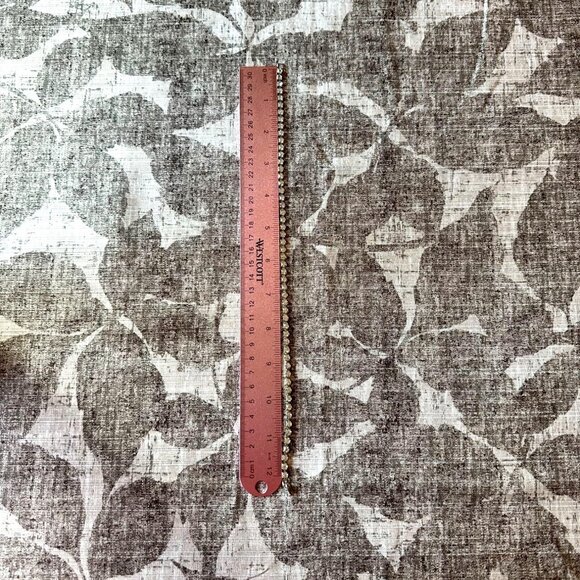 Vintage Rhinestone Choker Tennis Necklace 12" Elegant Sparkling Jewelry - Picture 10 of 10